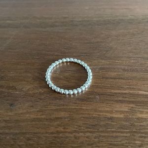 Pandora size 10 stackable silver ring